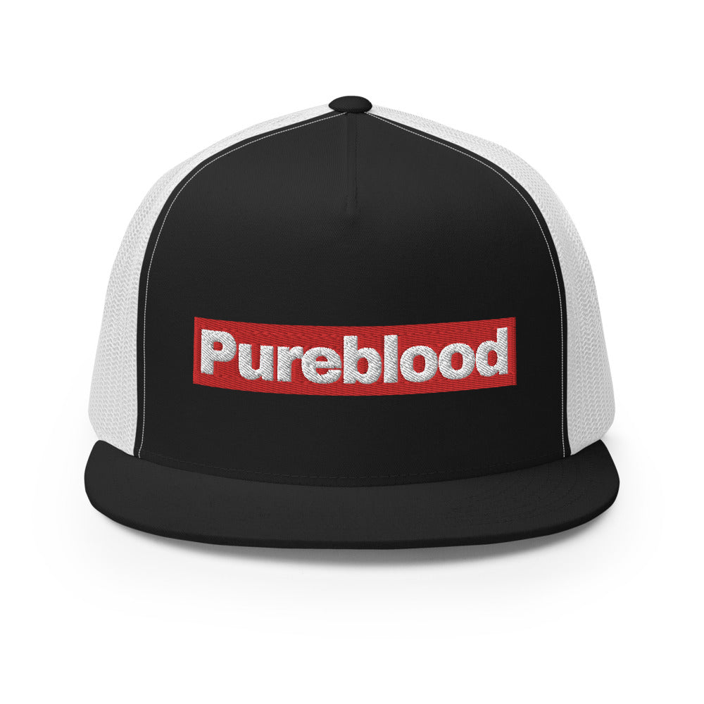 Pureblood Flat Bill Trucker Cap