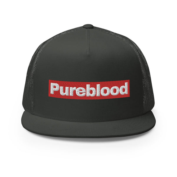 Pureblood Flat Bill Trucker Cap