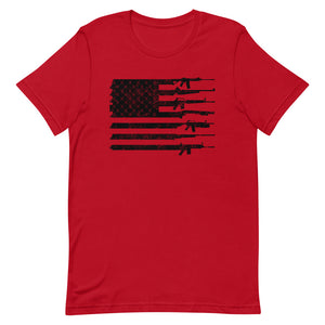 American Flag of Guns T-shirt