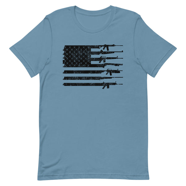 American Flag of Guns T-shirt