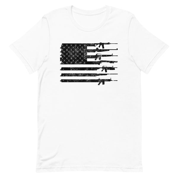 American Flag of Guns T-shirt